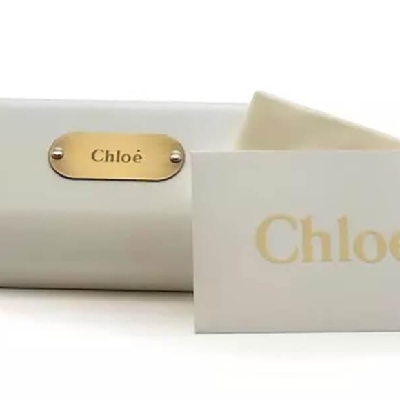 Chloe Aviator Sunglasses Color GOLD/WINE Lens